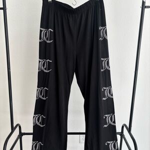 Juicy Couture Black Pants with Pink Label